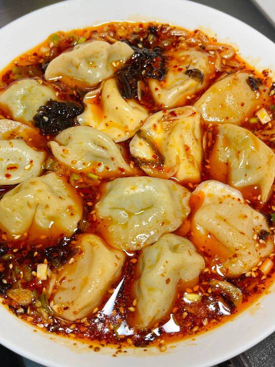 hot and Sour dumplings soup (large 454g ）香辣酸汤水饺 大份 454g